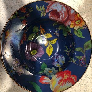 MACKENZIE CHILDS FLOWER MARKET SERVING BOWL NWT
